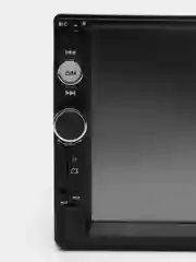 Черный магнитола автомобильная, автомагнитола, USB Bluetooth AUX FM  дисплей 7", 2 DIN