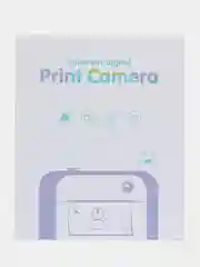 Голубой фотоаппарат принтер моментальной печати/ Мини фото принтер