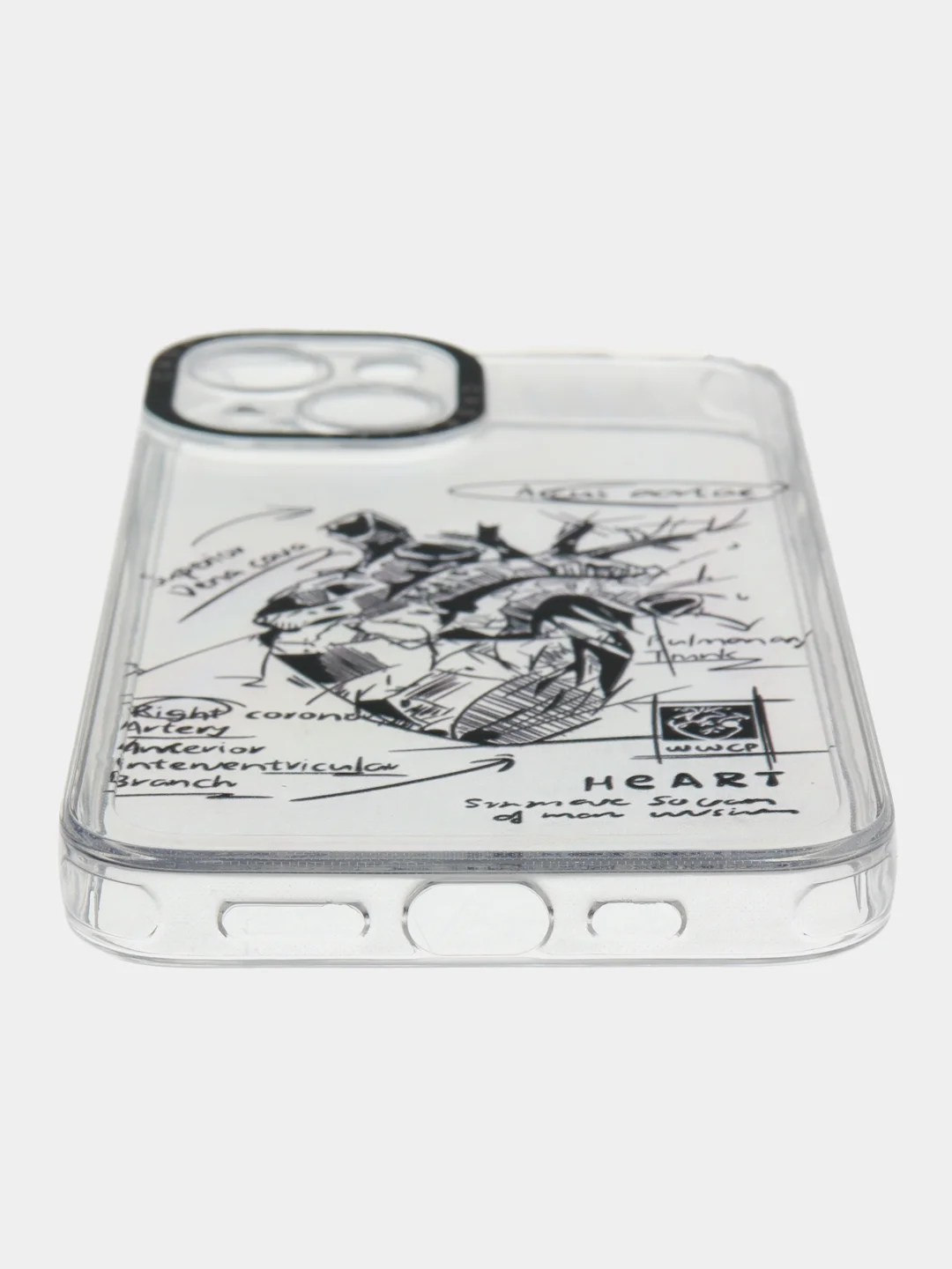 Бронзовый чехол на iPhone 7/8 Plus/X/XS/XR/11/12/13/14 Pro Max/15 Pro (Айфон Про Макс), прозрачный