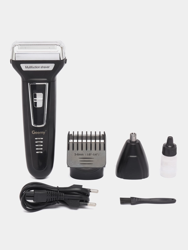 Машинка для стрижки волос, бороды Geemy GM-573, 3 в 1