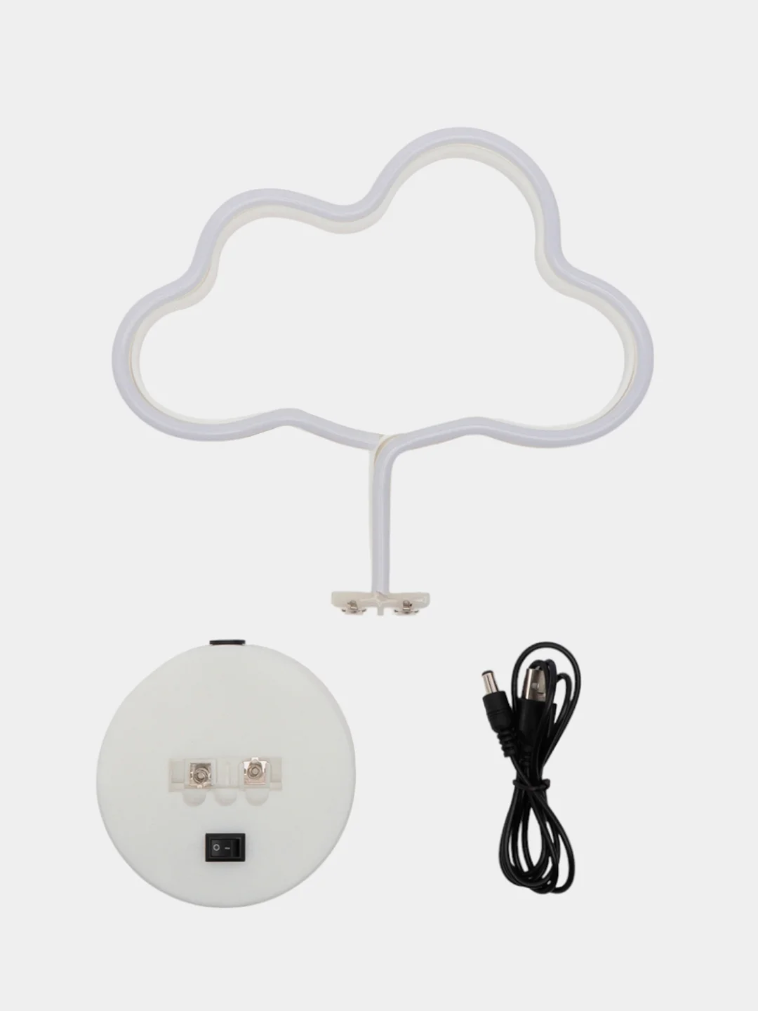 Светло-жёлтый светильник неоновый (USB в комплекте)