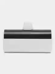 Белый компактный внешний аккумулятор, повер банк мини, 5000 mAh