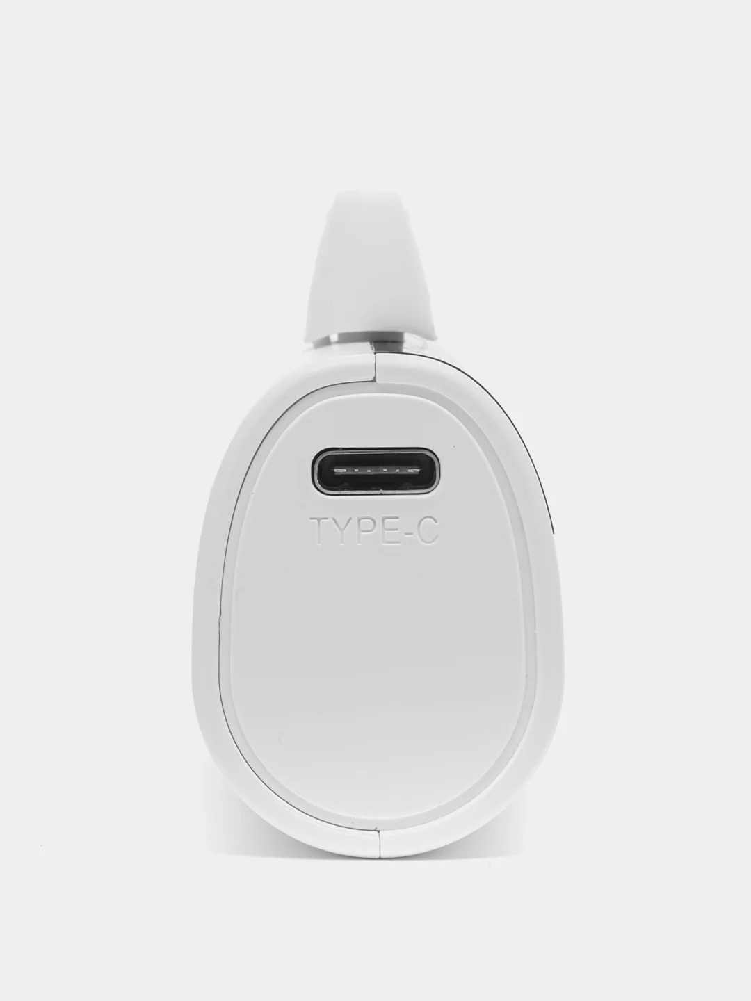 Белый компактный внешний аккумулятор, повер банк мини, 5000 mAh