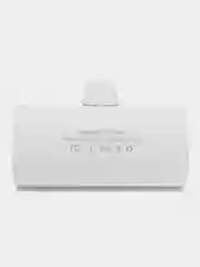 Белый компактный внешний аккумулятор, повер банк мини, 5000 mAh