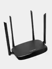 Wi-Fi роутер Digma DWR-AC1202, AC1200, черный