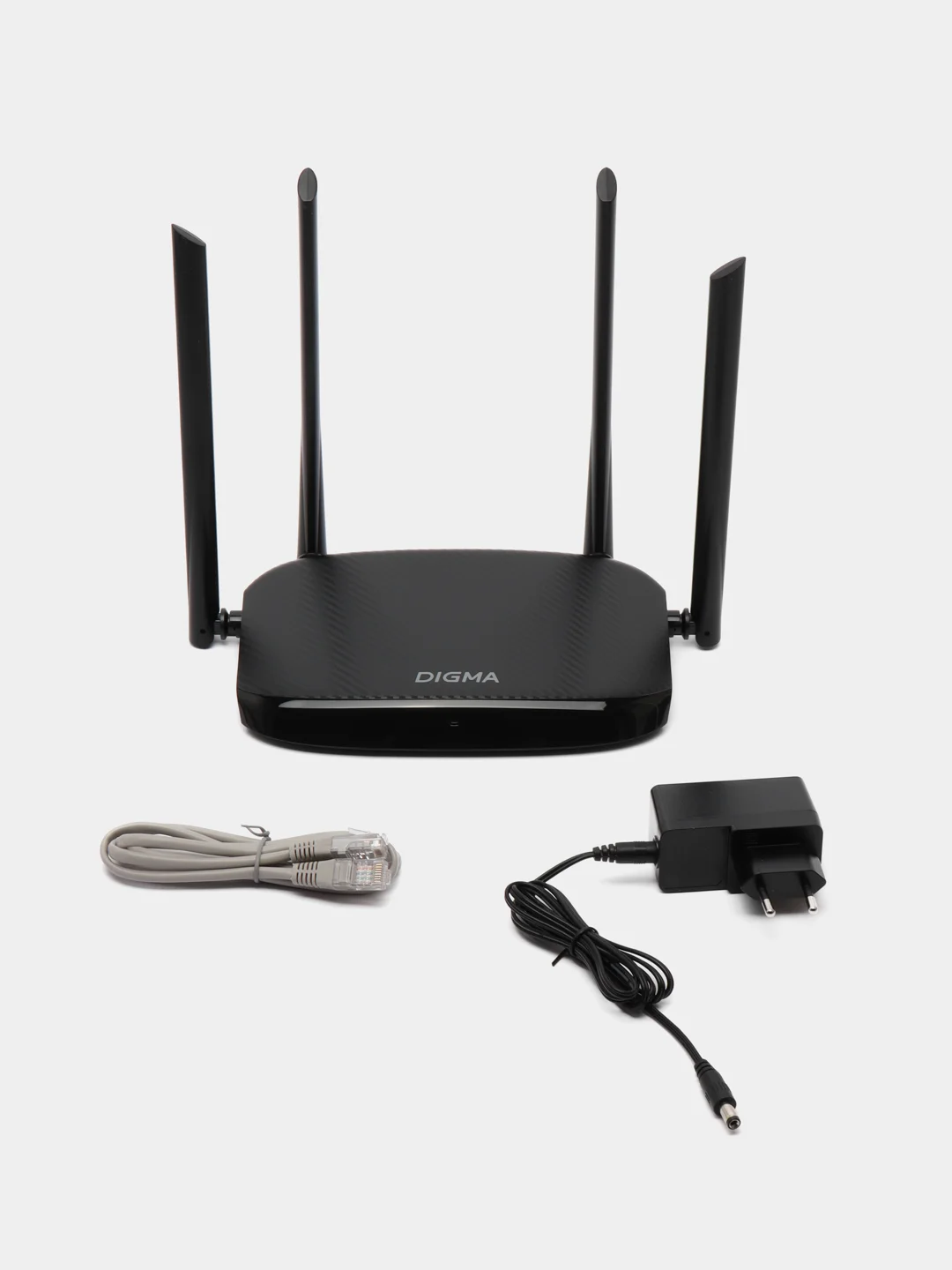 Wi-Fi роутер Digma DWR-AC1202, AC1200, черный