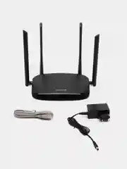 Wi-Fi роутер Digma DWR-AC1202, AC1200, черный