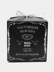 Тёмно-зелёный коробка подарочная "8 марта!", складная, 14 х 14 х 14 см