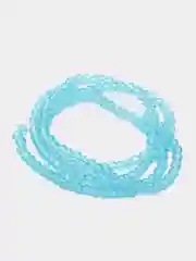Голубой бусины рондели стеклянные граненые