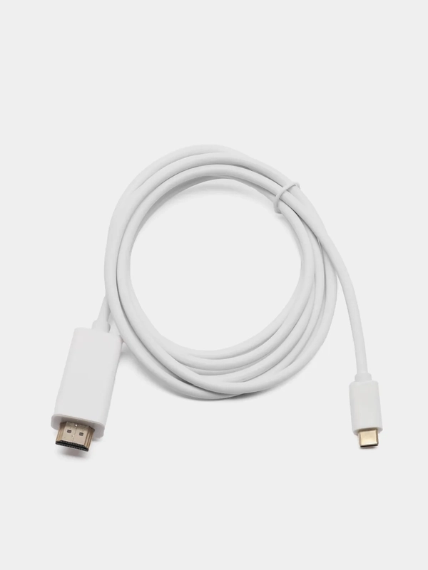 Кабель TYPE C-HDMI для подключения ноутбука, смартфона или планшета к ТВ, 1.8 метра
