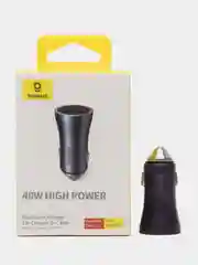 Синий меланж автомобильно зарядное устройство Baseus 40W / 60W