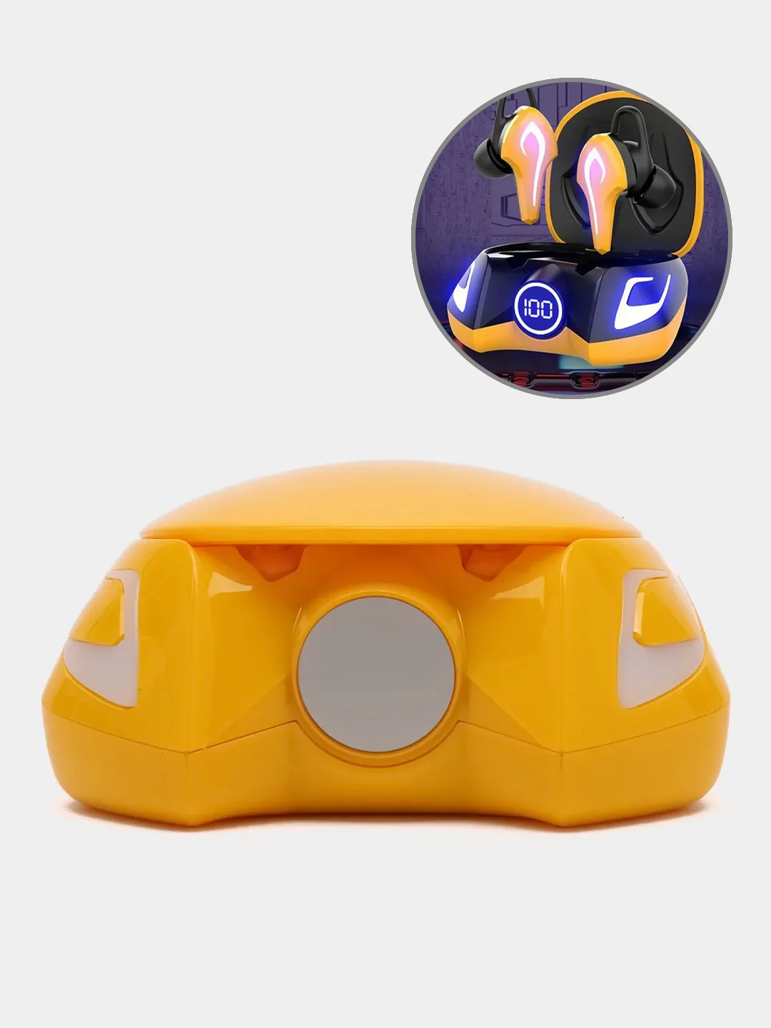Желтый беспроводные наушники TWS K8 Stereo