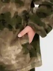 Зелёный хаки детский флисовый камуфляжный костюм, утепленный с капюшоном, теплая домашняя одежда, унисекс