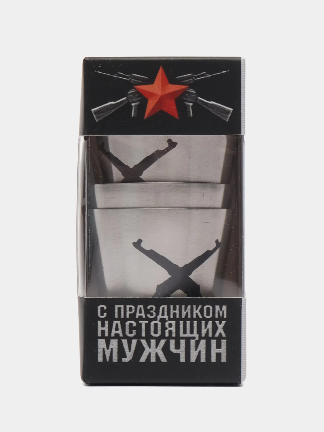 Медный подарочный набор: металлические рюмки, 3шт х 30 мл