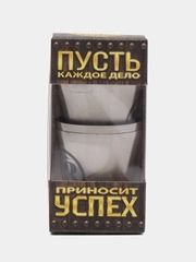 Подарочный набор: металлические рюмки, 3шт х 30 мл