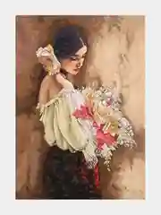 Коралловый алмазная мозаика на подрамнике , 40 х 50
