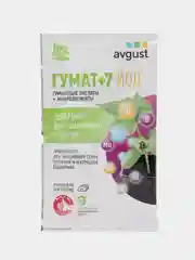 ГУМАТ +7 ЙОД гуминовые кислоты+микроэлементы 25гр. Avgust