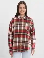Оливковый рубашка  женская