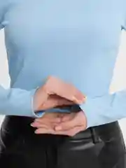 Ледяной женский топ с длинным рукавом, с завязками