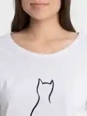 Белый женская футболка
