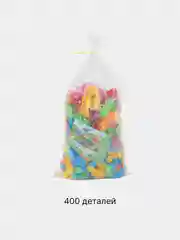 Красный детский блочный конструктор "Комби Блок" 35/50/100/150/200/300/400/500 шт, крупные детали
