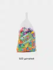 Лазурный детский блочный конструктор "Комби Блок" 35/50/100/150/200/300/400/500 шт, крупные детали