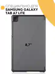 Красный чехол-книжка КАРТОФАН для планшета Samsung Tab A7 Lite 8.7" (2021) с функцией подставки