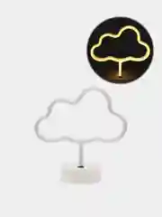 Светло-жёлтый светильник неоновый (USB в комплекте)