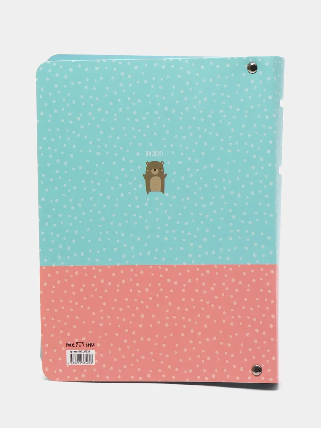 Тетрадь на кольцах А5, 120 л., "Tiny bear"