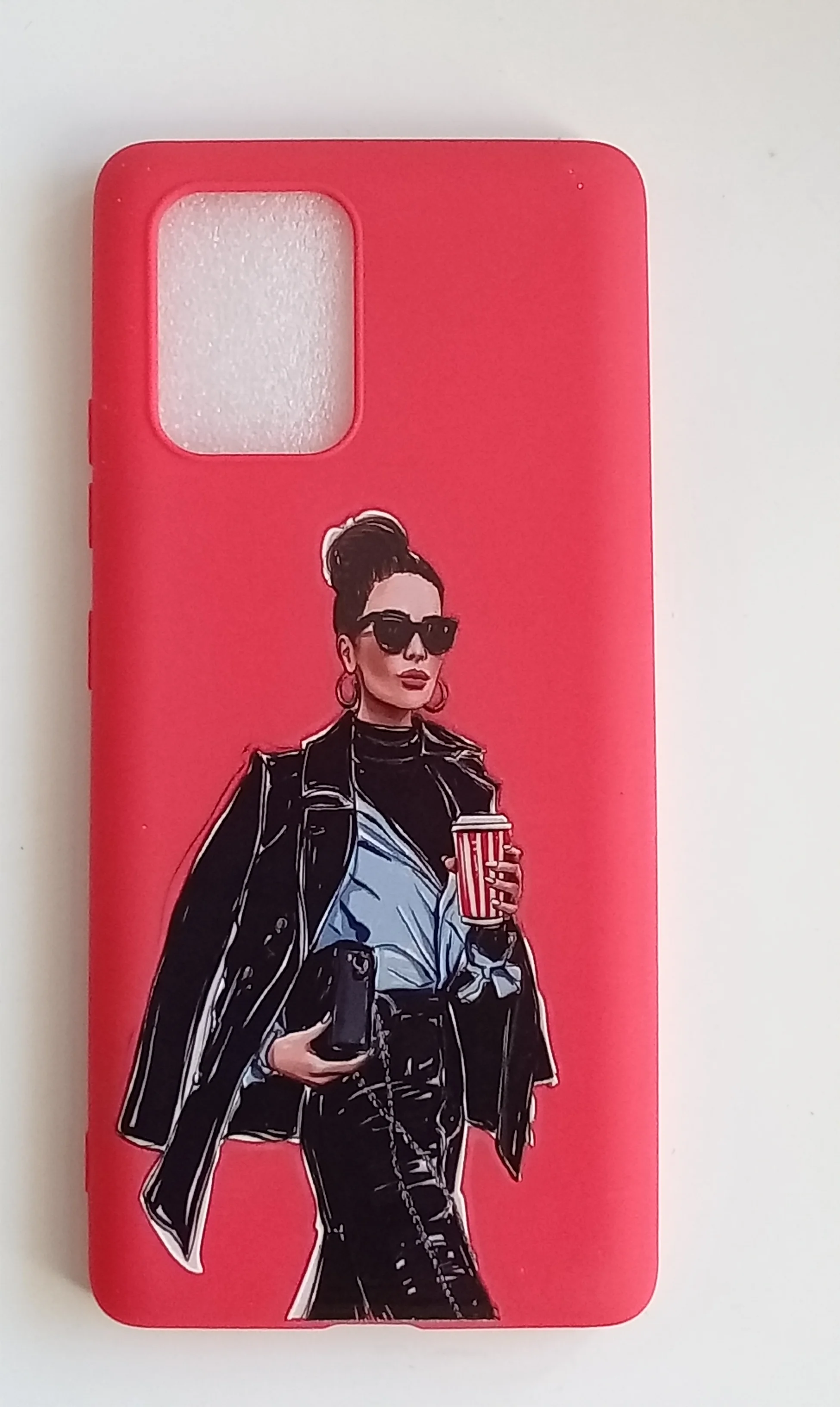 Алый чехол Samsung S10 Lite / A91