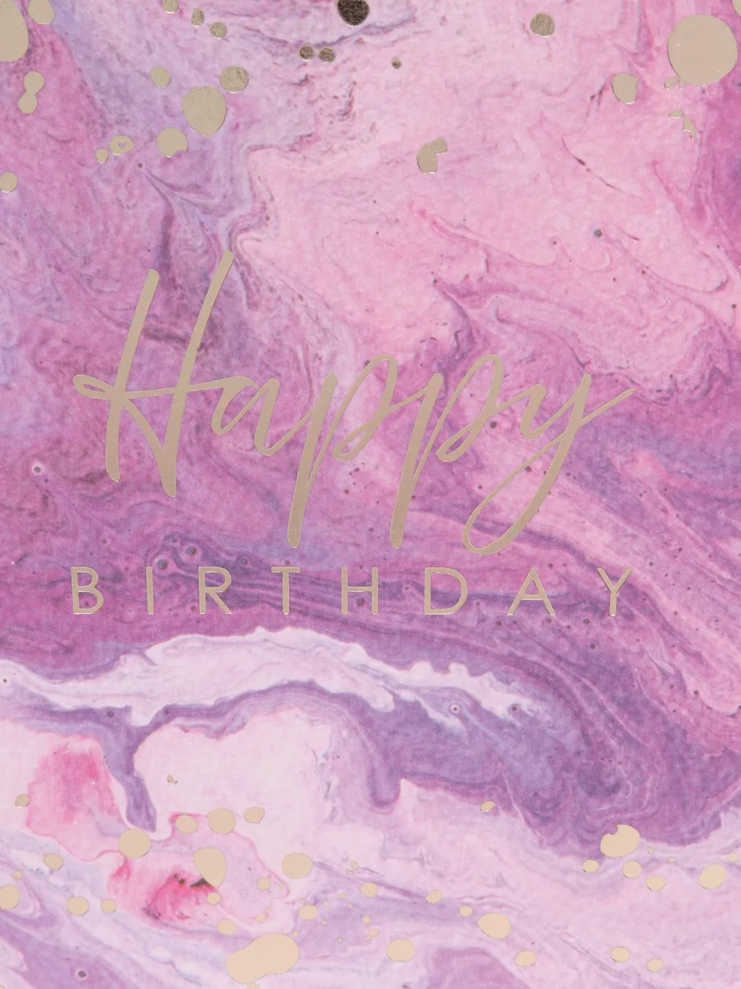 Открытка на акварельном картоне Happy Birthday, 11,8 х 16,4 см