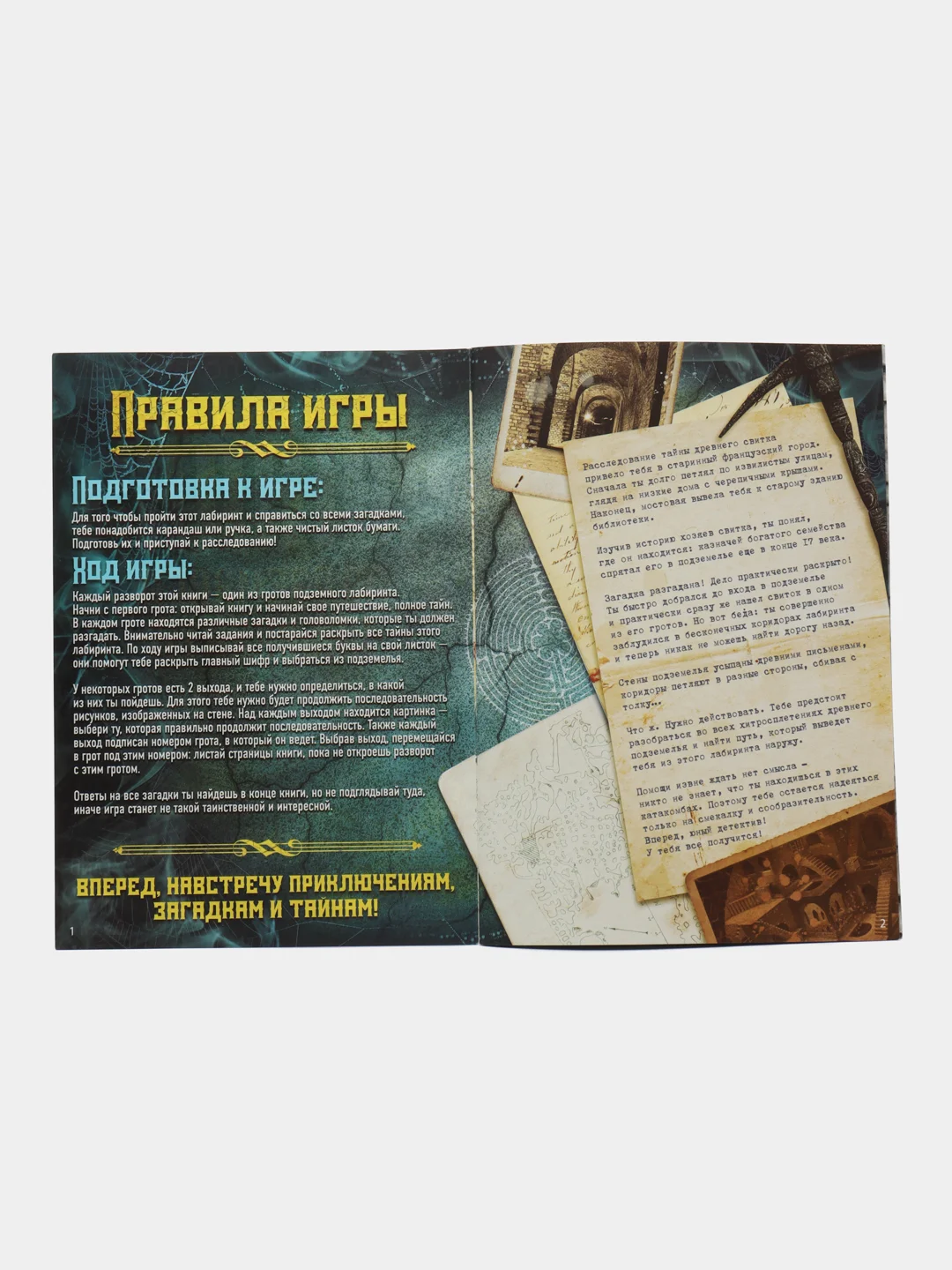 Квест книга-игра 31 вид, 21х15 см от 5+ интерактивная книга приключений для детей взрослых