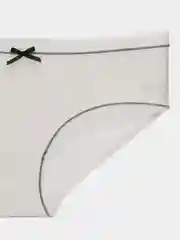 Белый трусы женские однотонные