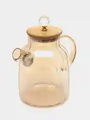 Алый чайник заварочный, с металлическим фильтром, 3 объема