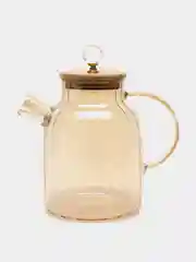 Алый чайник заварочный, с металлическим фильтром, 3 объема
