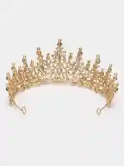 Зеленый корона диадема свадебная