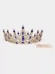 Лазурный корона диадема свадебная
