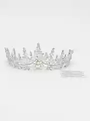 Серебряный корона диадема свадебная