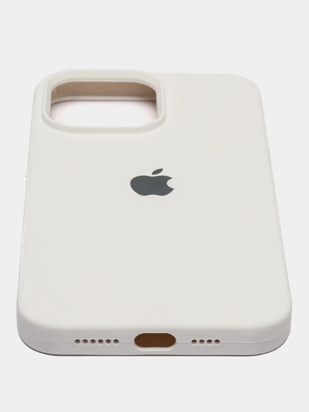 Аметистовый чехол Silicone Case для iPhone 14, 14 Pro, 14 Plus, 14 Pro Max, с закрытым низом