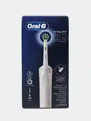 Белый электрическая зубная щетка Oral-B Vitality Pro Cross Action Protect X Clean White