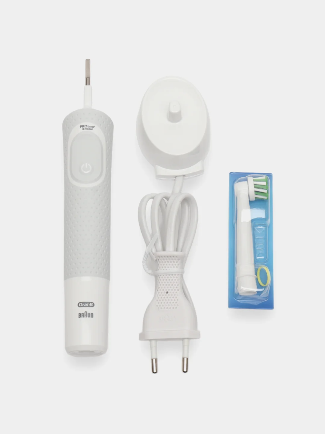 Белый электрическая зубная щетка Oral-B Vitality Pro Cross Action Protect X Clean White