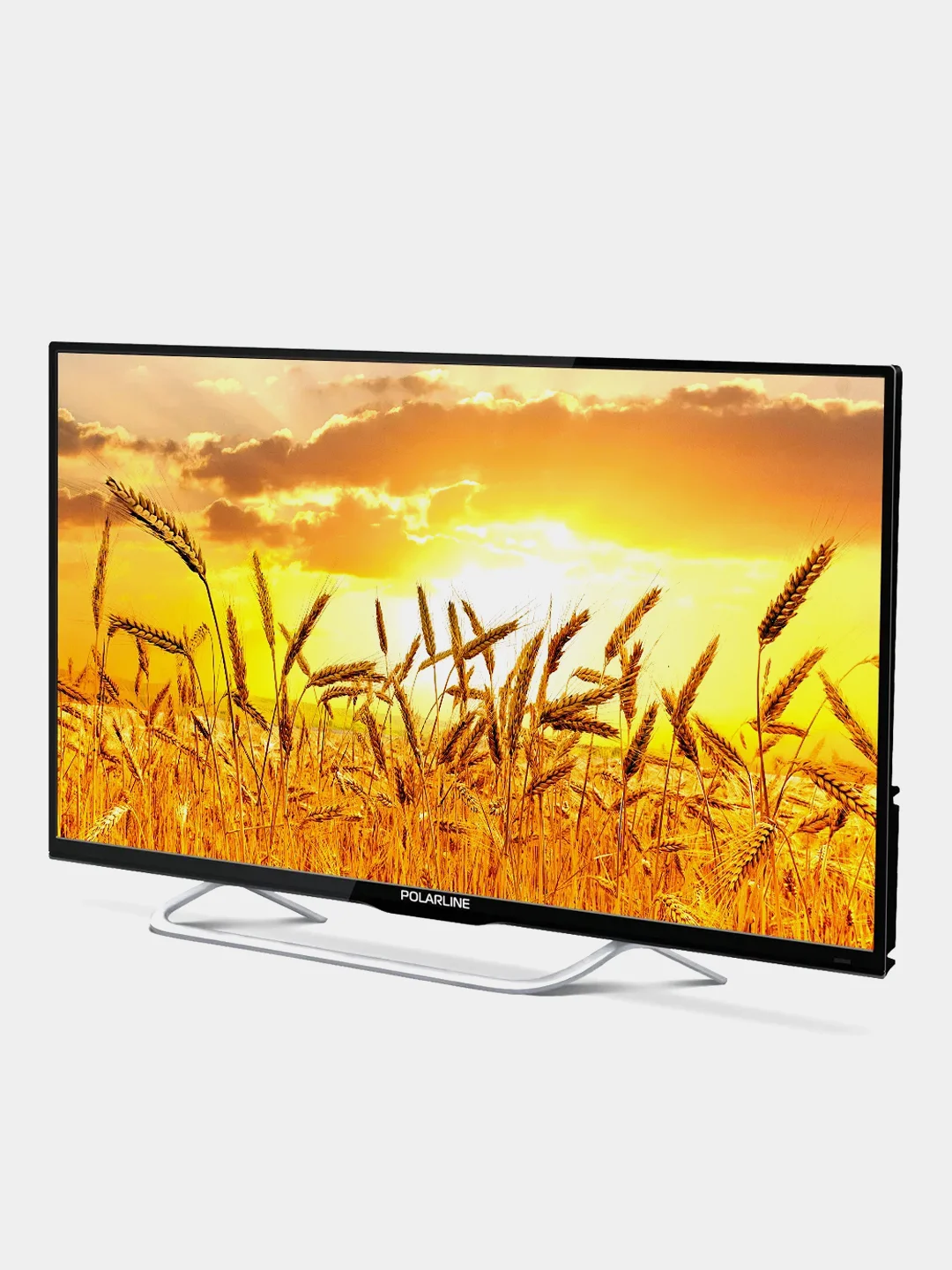 Черный телевизор SMART TV 32" Polarline 32PL13TC-SM, HD, черный