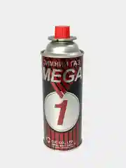 Газовый баллон "Мега 1", 220 гр, Корея, для портативных горелок, плит