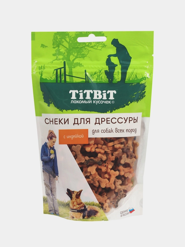 Снеки для дрессуры собак TiTBiT, для всех пород, 100 г