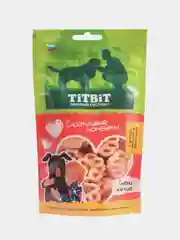 Снеки для собак TiTBiT Счастливые моменты, мягкие, для всех пород, 100 г
