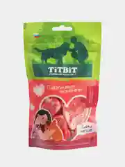Снеки для собак TiTBiT Счастливые моменты, мягкие, для всех пород, 100 г