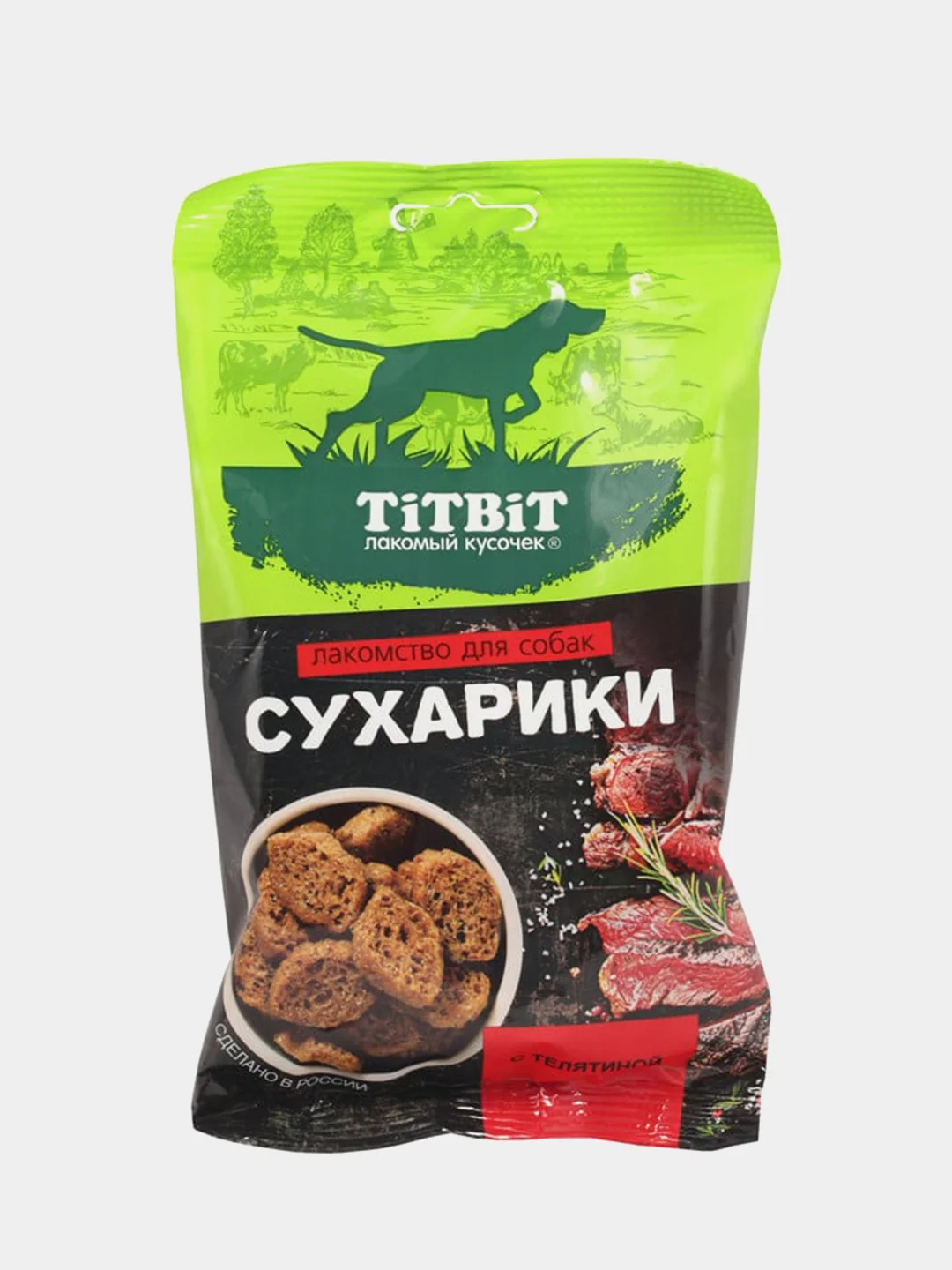 Сухарики для собак TiTBiT лакомство, 55 г
