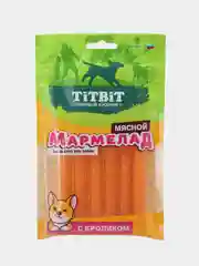 Лакомство для собак TiTBiT Мармелад мясной, 120 г