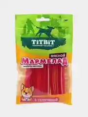 Лакомство для собак TiTBiT Мармелад мясной, 120 г