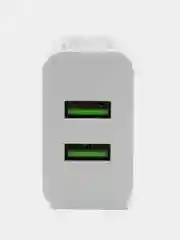 БЛОК ПИТАНИЯ СЗУ JCH-011  2USB 3.0 A УНИВЕРСАЛЬНЫЙ БЕЛЫЙ